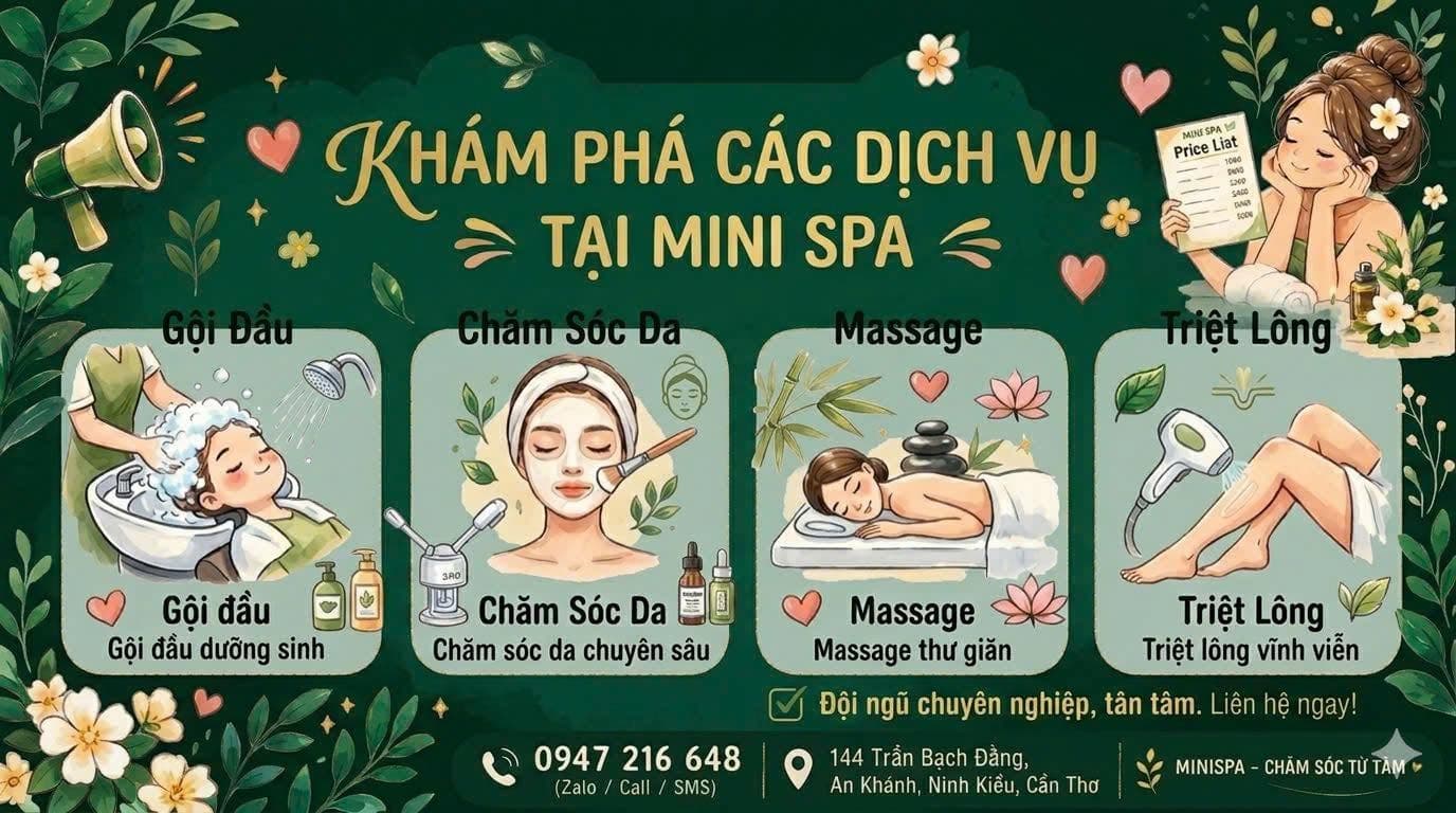 Mini Spa Cần Thơ