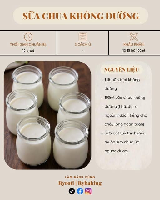 SỮA CHUA KHÔNG ĐƯỜNG SIÊU ĐẶC MỊN