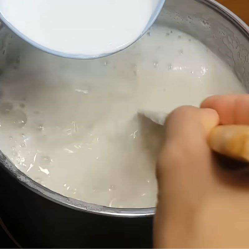 Nấu sữa đậu nành và pha bột gạo - ảnh 3