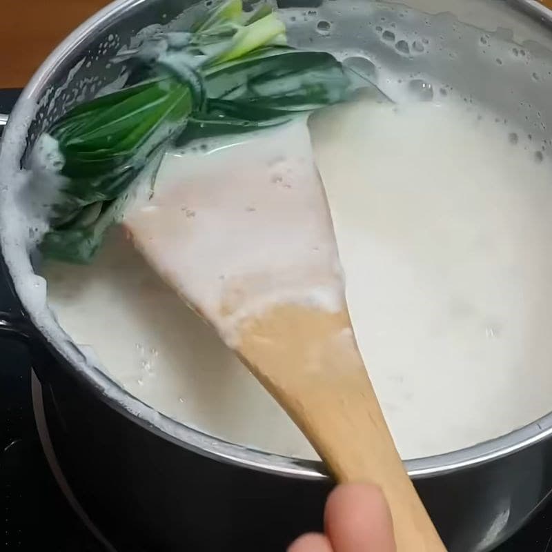 Nấu sữa đậu nành và pha bột gạo - ảnh 2